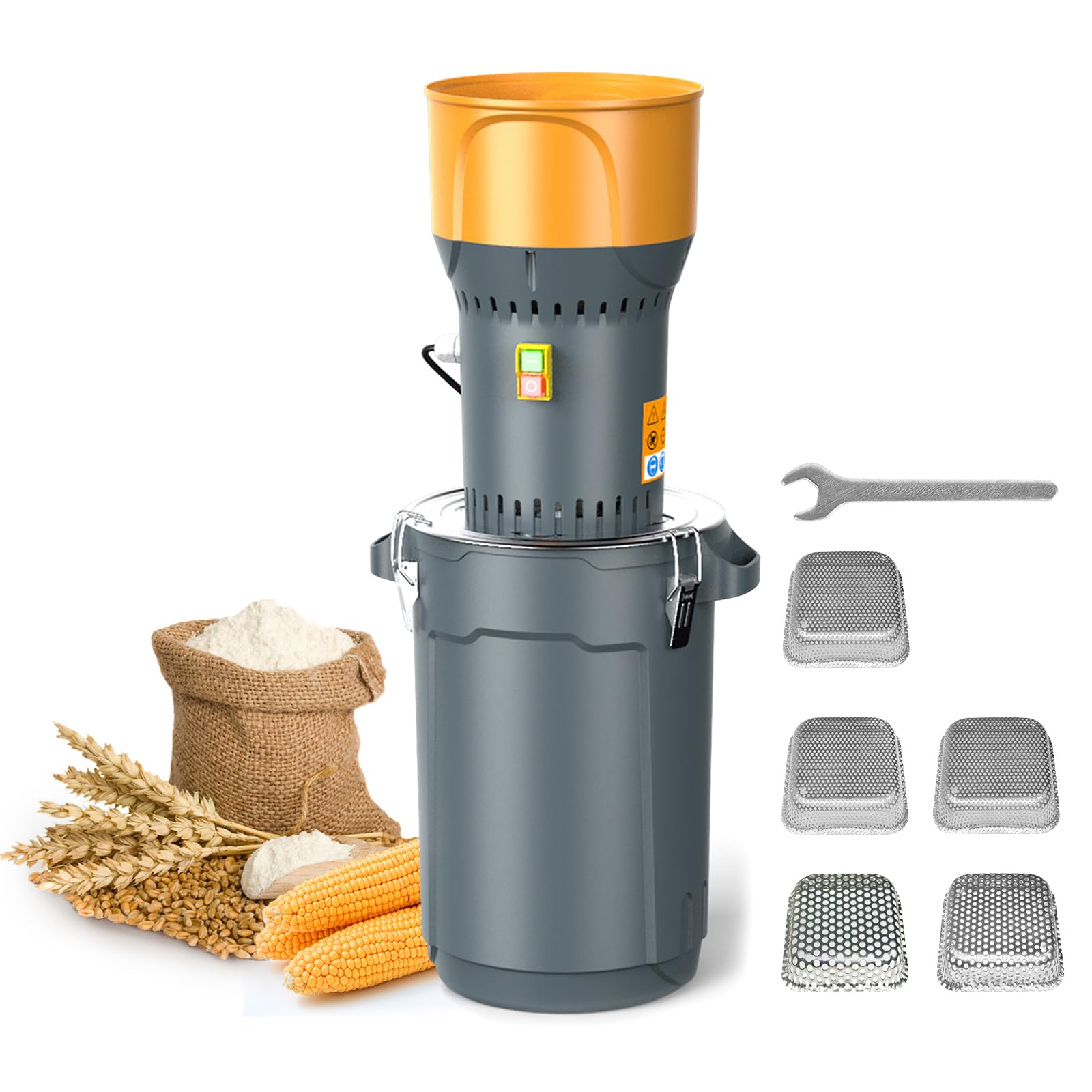 Amazon.com: ODPFTY 25L Grain Mill Grinder Electric Corn